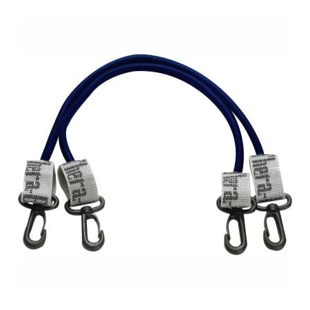 Fabrication Enterprises Thera-Band Exercise Station Accessory, 12" Blue Tubing with Connectors, 1 Pair 10-1586